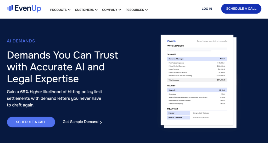 EvenUp Demands Software