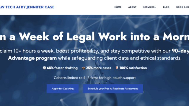 Law Tech AI by Jennifer Case
