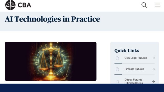 CBA AI in law training