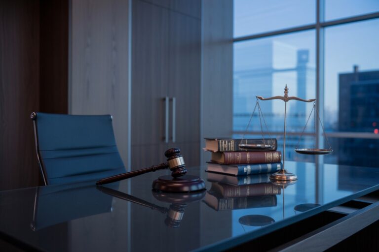 Modern judge's office