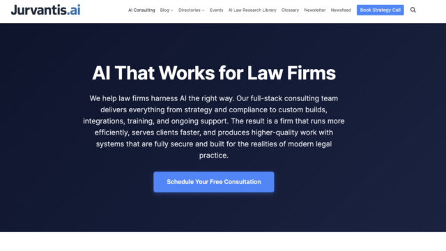 Jurvantis.ai AI Consultants for Law Firms